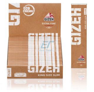 GIZEH PURE Extra Fine King Size Slim 25er Box/33 Blatt