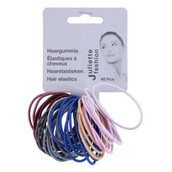 Haargummis 40er Set Bunt