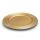 Unterteller / Dekoteller "CLASSIC" Goldfarbig-glänzend Kunststoff ca.32,5cm