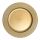 Unterteller / Dekoteller "CLASSIC" Goldfarbig-Matt Kunststoff ca.32,5cm