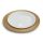 Unterteller / Dekoteller "CLASSIC" Goldfarbig-Matt Kunststoff ca.32,5cm