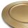 Unterteller / Dekoteller "CLASSIC" Goldfarbig-Matt Kunststoff ca.32,5cm