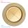 Unterteller / Dekoteller "CLASSIC" Goldfarbig-Matt Kunststoff ca.32,5cm