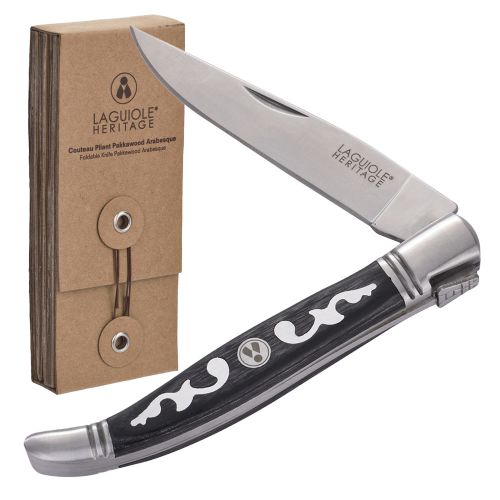 Laguiole Heritage Taschenmesser  " Arabesque " aus Pakkaholz