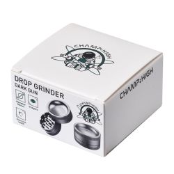 Grinder Anthrazit Metall " Drop " 55mm Champ High