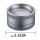 Grinder Anthrazit Metall " Drop " 55mm Champ High