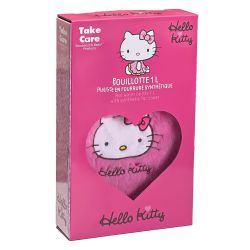 Wärmflasche mit " Hello Kitty " Plüsch Bezug für ca. 1L