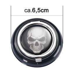 Taschen-Aschenbecher Skull mit Glutkiller Champ