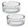 Glasaschenbecher 2er-Set ca. Ø 8 cm