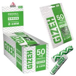 GIZEH ProCell Aktivkohlefilter GREEN – 60...