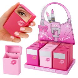 Zigarettenbox " Pink Variation mit Spiegel "...