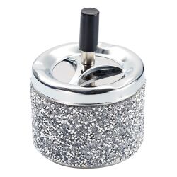 Push-Aschenbecher " Strass " Champ
