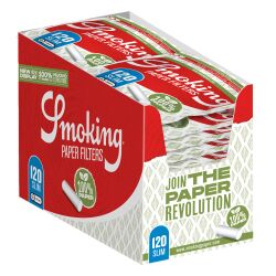 Smoking Classic PAPIER Slim Filter 30 x 120er Beutel 6mm