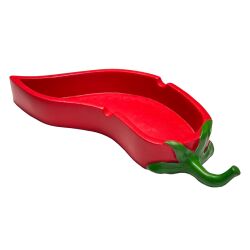 Aschenbecher " Peperoni " Kunststoff - Champ