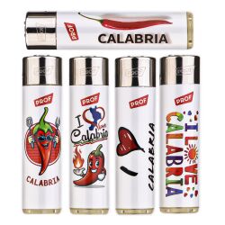 Reibradfeuerzeuge Calabria Rund PROF 25er Display