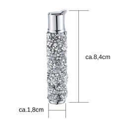 Metallfeuerzeug  " Diamond " mit Strasssteinchen Champ