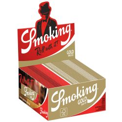Smoking Paper K.S. Slim Goldfarben 50er Box/33 Blatt