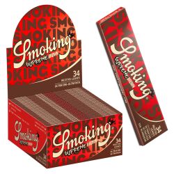 Smoking Supreme BROWN Ultrathin Papers King Size Slim...