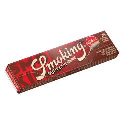Smoking Supreme BROWN Ultrathin Papers K.S.& Filtertips 24er Box/33 Blatt + 33 Tips
