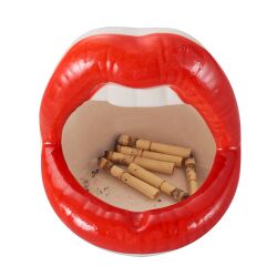 XXL Keramik Aschenbecher " Big Mouth " - Champ