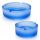 Aschenbecher Glas Colorful ca.11cm & 8,5cm - Champ
