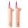 Metallfeuerzeug mit roter Jetflame - Rosegold - Champ