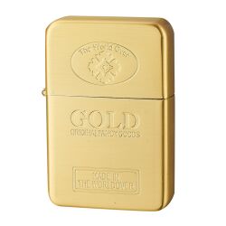 Benzinfeuerzeug " Goldbarren Design " Champ