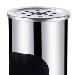 Standaschenbecher & Papierkorb Edelstahl