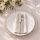 Unterteller / Dekoteller "BLOOM"Transparent Rosegold-farbig Kunststoff ca.32,5cm