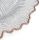 Unterteller / Dekoteller "BLOOM"Transparent Rosegold-farbig Kunststoff ca.32,5cm