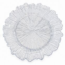 Unterteller / Dekoteller "BLOOM" Transparent...