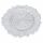 Unterteller / Dekoteller "BLOOM" Transparent Kunststoff ca.32,5cm
