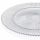 Unterteller / Dekoteller "YVY" transparent Kunststoff ca.32,5cm