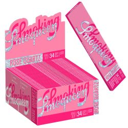 Smoking Smoqueen Rose Quartz Papers K.S. 50er Box / 34 Blatt