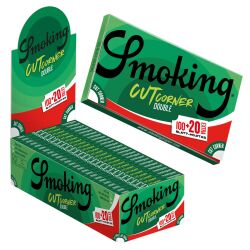 Smoking Cut Corner Double Window 25er Box/120 Blatt