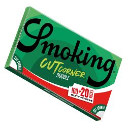 Smoking Cut Corner Double Window 25er Box/120 Blatt