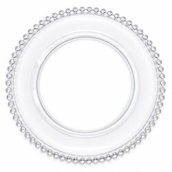 Unterteller / Dekoteller "Pearl" Transparent...