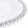 Unterteller / Dekoteller "Pearl" Transparent Kunststoff ca.31cm