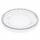 Unterteller / Dekoteller "Pearl" Transparent Kunststoff ca.31cm