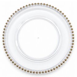 Unterteller / Dekoteller "Pearl" Transp. &...