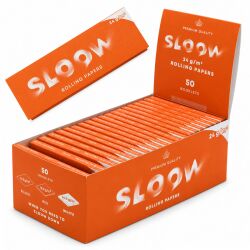 Sloow Papers Orange 24 g/m²  kurz 50er Box/50 Blatt