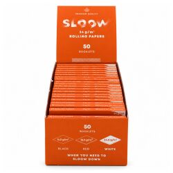 Sloow Papers Orange 24 g/m²  kurz 50er Box/50 Blatt
