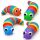 Fidget-Raupe in Regenbogenfarben
