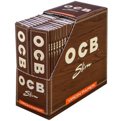 OCB Unbleached Virgin Long Slim 50er Box/32 Blatt