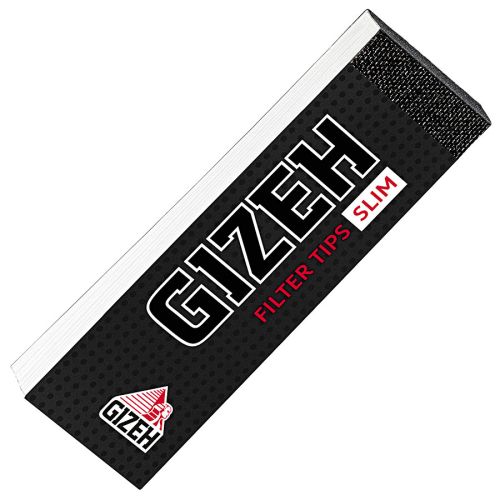 GIZEH Black Filter Tips Slim 24er Box/35 Blatt