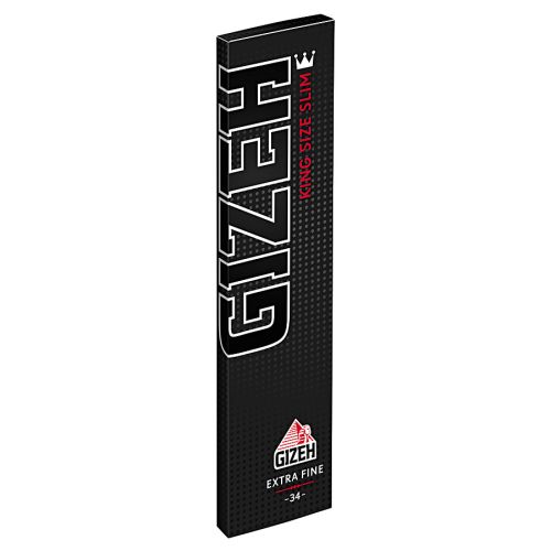 GIZEH Black King Size Slim 25er Box/34 Blatt