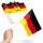 12er Set Deutschland Handfahnen / Stockfahnen