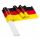 12er Set Deutschland Handfahnen / Stockfahnen