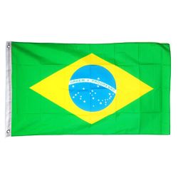 Brasilien Fahne ca. 150 x 90cm mit Metallösen