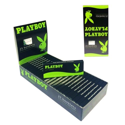 Playboy Grün Cut Corner Short Paper 25er Box/50 Blatt